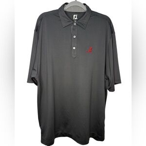 FootJoy Alabama Crimson Tide Performance Golf Polo Black XL